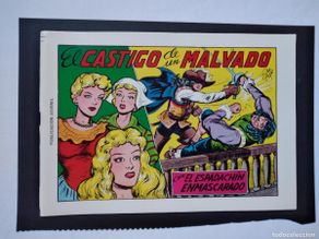 Tebeos: EL ESPADACHIN ENMASCARADO NÚMERO Nº 16 EL CASTIGO DE UN MALVADO SEGUNDA EDICIÓN EDITORIAL VALENCIANA